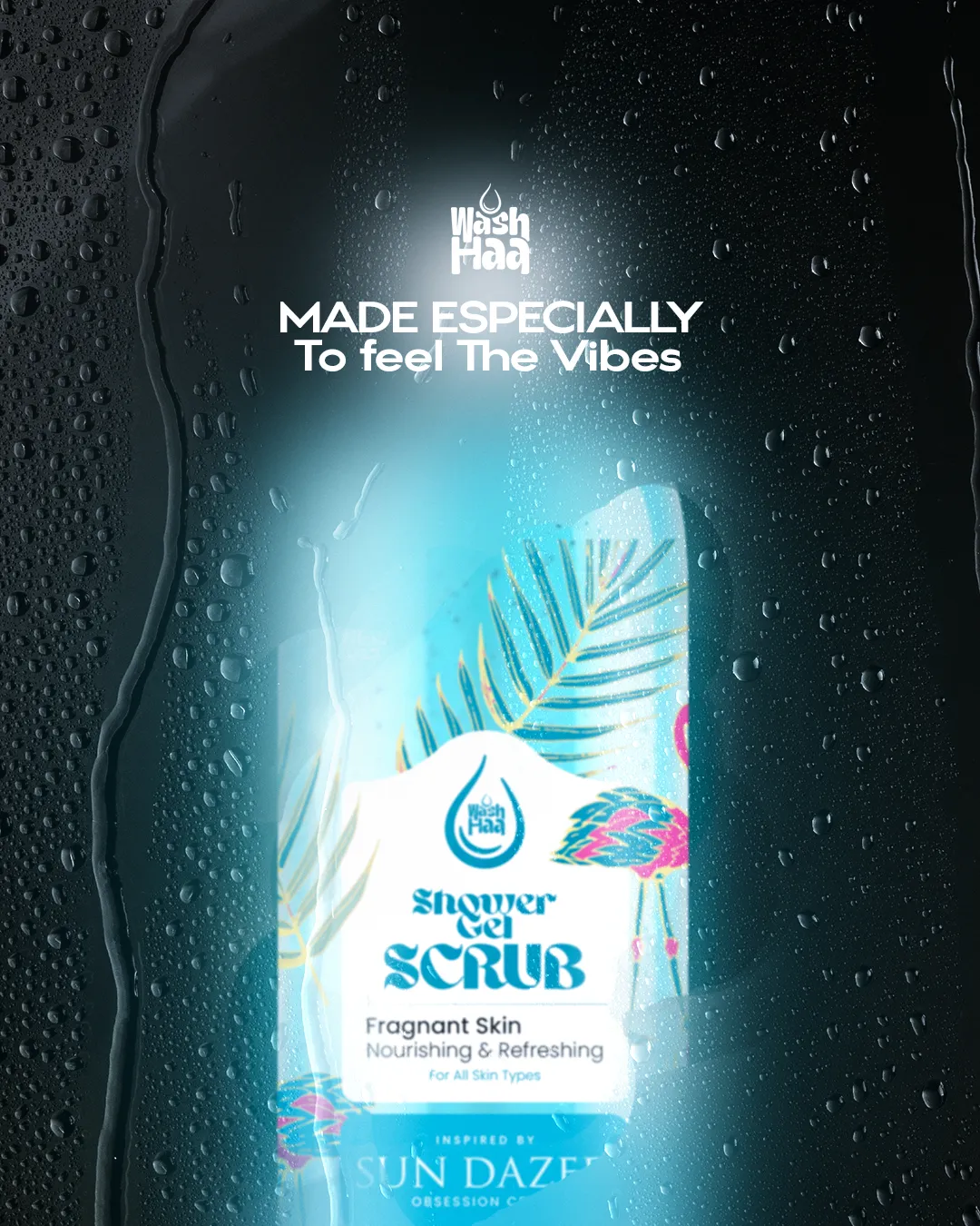 Washhaa Shower Gel Scrub - Sun Dazed