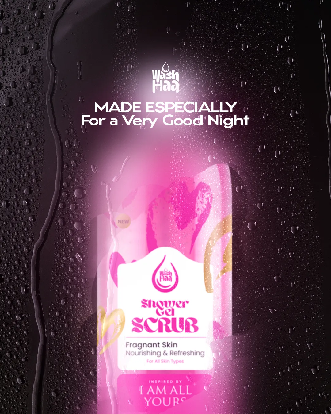 Washhaa Shower Gel Scrub -  Arabian Nights